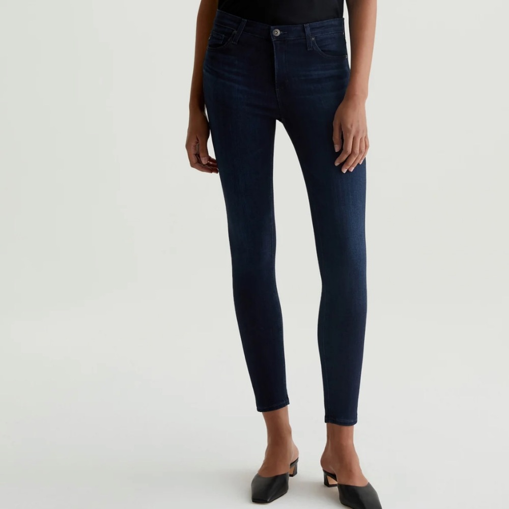 Adriano Goldschmied The Legging Ankle Super Skinny Dark Blue Jeans Size 27 NWT